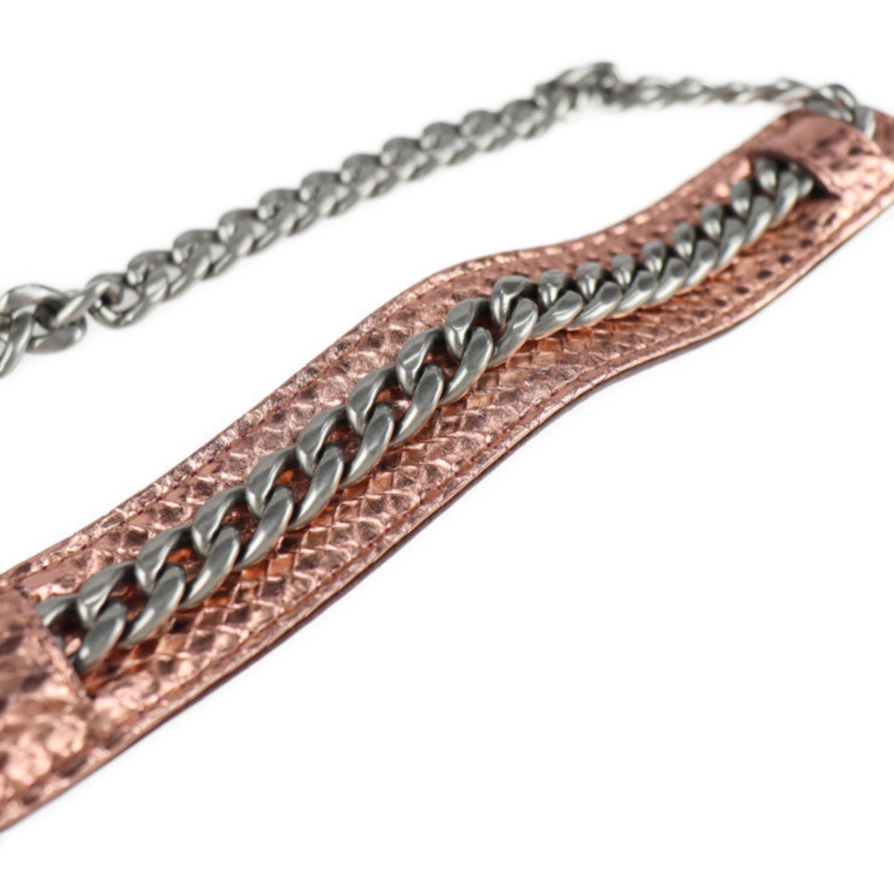 Prada Impunture Python Chain Shoulder Bag Pink - image 6